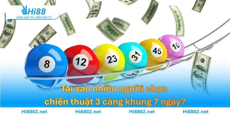 Tại sao nhiều người chọn chiến thuật 3 càng khung 7 ngày?